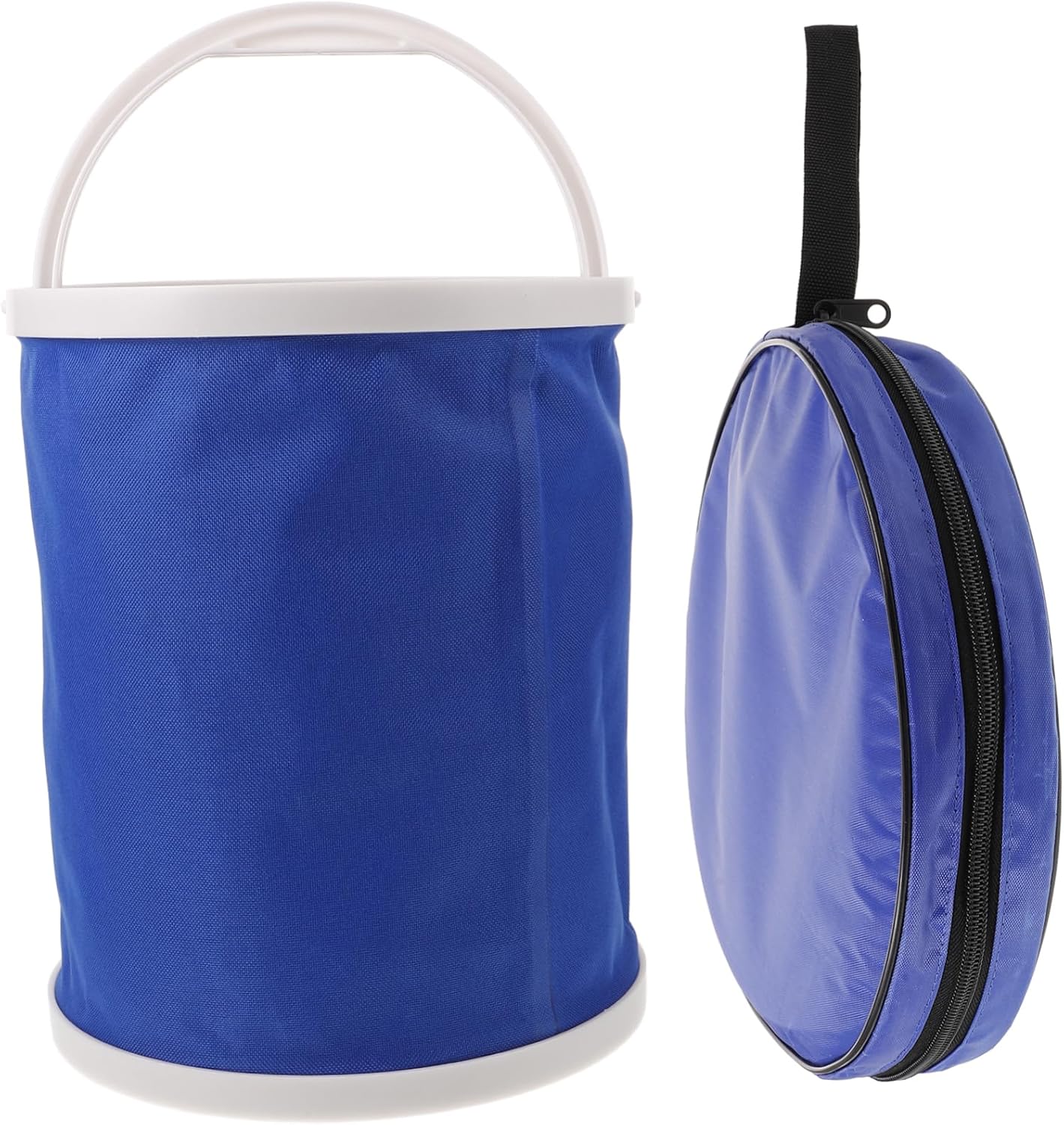 Water Bucket Multi-functional Portable Folding Bucket for Camping Fishing and Outdoor Use Canvas Material Easy to Store and Carry